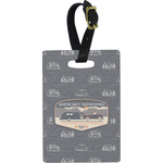 Texas Highland Lakes Airstream Club Logo Plastic Luggage Tag - Rectangular