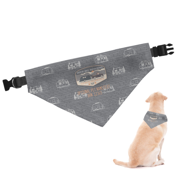 Custom Texas Highland Lakes Airstream Club Logo Dog Bandana
