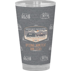 Texas Highland Lakes Airstream Club Logo Pint Glass - Full Color