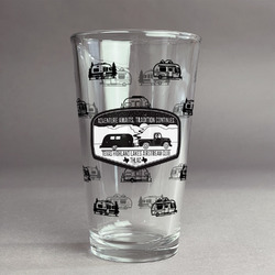 Texas Highland Lakes Airstream Club Logo Pint Glass - Full Print