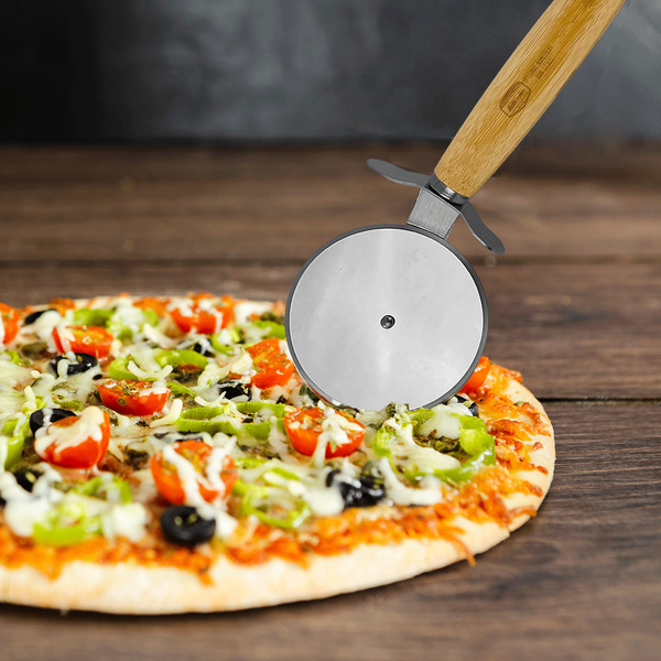 Texas Highland Lakes Airstream Club Logo Pizza Cutter - Lifestyle