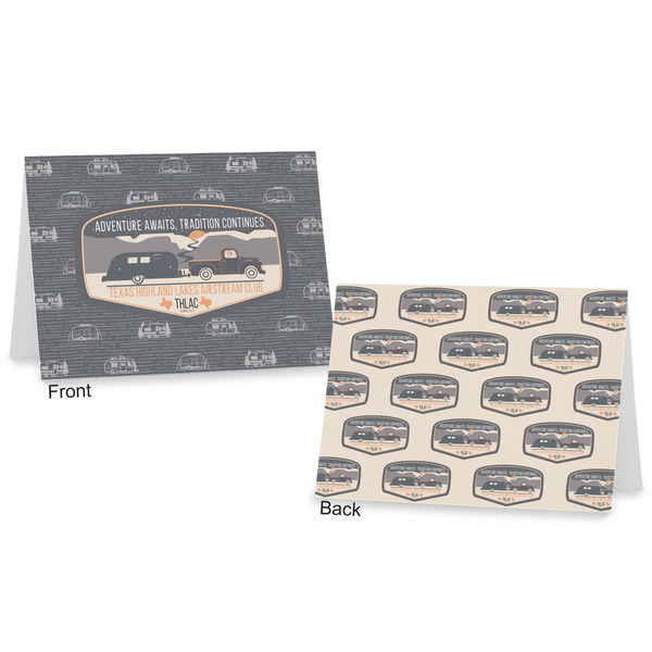 Texas Highland Lakes Airstream Club Logo Postcard - Front and Back