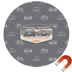 Texas Highland Lakes Airstream Club Logo Car Magnet