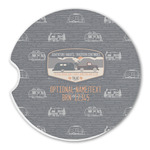 Texas Highland Lakes Airstream Club Logo Sandstone Car Coaster - Single