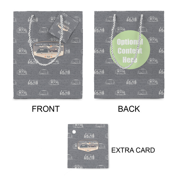 Texas Highland Lakes Airstream Club Logo Small Gift Bag - Approval