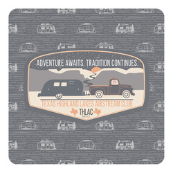 Texas Highland Lakes Airstream Club Logo Square Decal