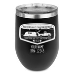 Texas Highland Lakes Airstream Club Logo Stemless Stainless Steel Wine Tumbler
