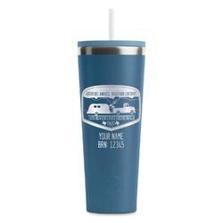 Texas Highland Lakes Airstream Club Logo RTIC Everyday Tumbler with Straw - 28oz