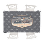 Texas Highland Lakes Airstream Club Logo Tablecloth - 58" x 102"