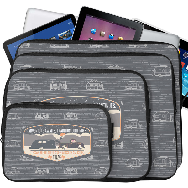 Texas Highland Lakes Airstream Club Logo Tablet & Laptop Case Sizes