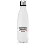 Texas Highland Lakes Airstream Club Logo Water Bottle - 17 oz - Stainless Steel - Full Color Printing