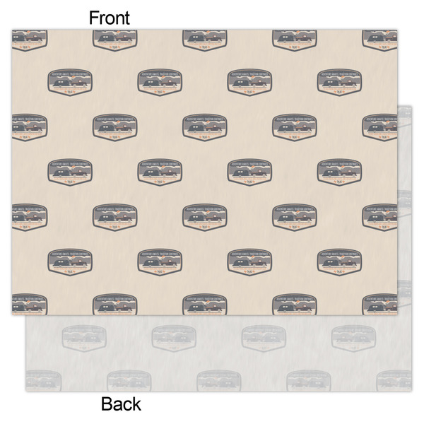 Texas Highland Lakes Airstream Club Logo Tissue Paper - Heavyweight - Large - Front & Back