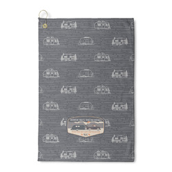 Texas Highland Lakes Airstream Club Logo Waffle Weave Golf Towel