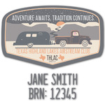 Texas Highland Lakes Airstream Club Logo Graphic Decal - Custom Sizes