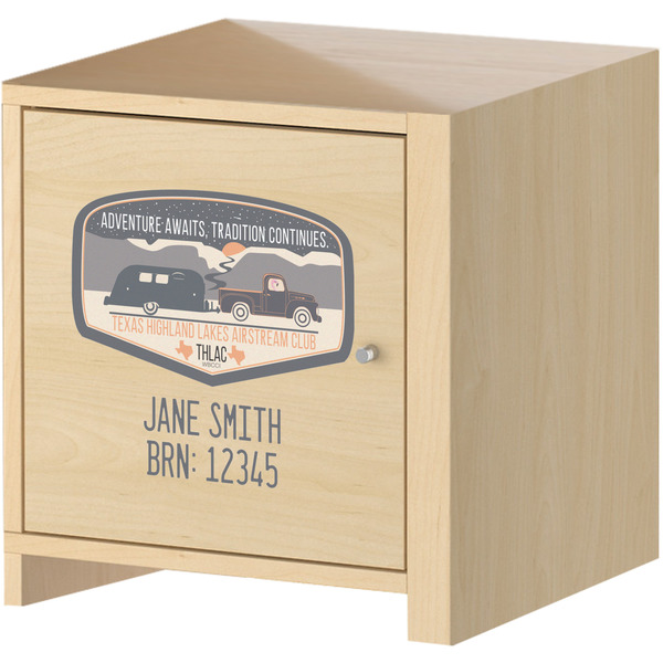 Texas Highland Lakes Airstream Club Logo Wall Graphic on Wooden Cabinet