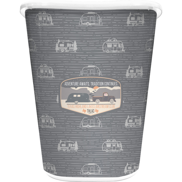 Custom Texas Highland Lakes Airstream Club Logo Waste Basket