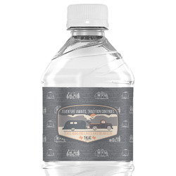 Texas Highland Lakes Airstream Club Logo Water Bottle Labels - Custom Sized