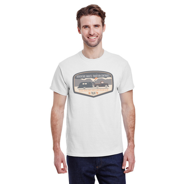 Custom Texas Highland Lakes Airstream Club Logo T-Shirt - White