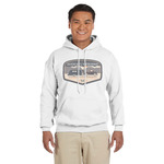 Texas Highland Lakes Airstream Club Logo Hoodie - White