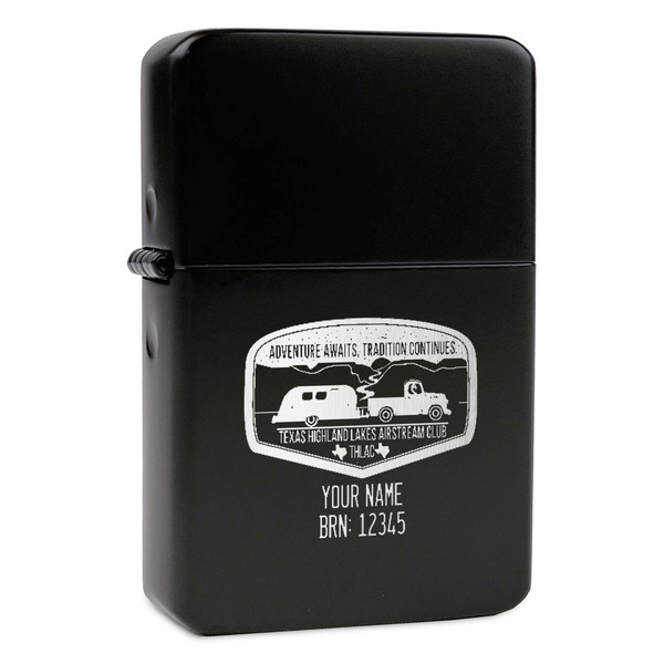 Custom Texas Highland Lakes Airstream Club Logo Windproof Lighter