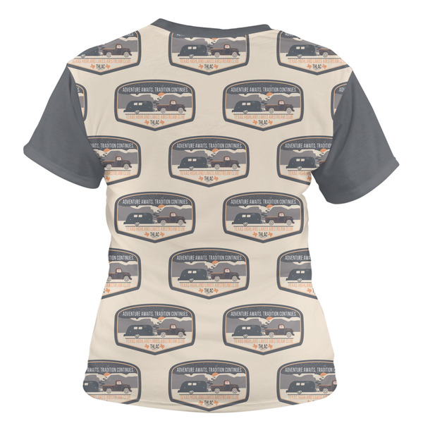 Texas Highland Lakes Airstream Club Logo Women's T-shirt Back