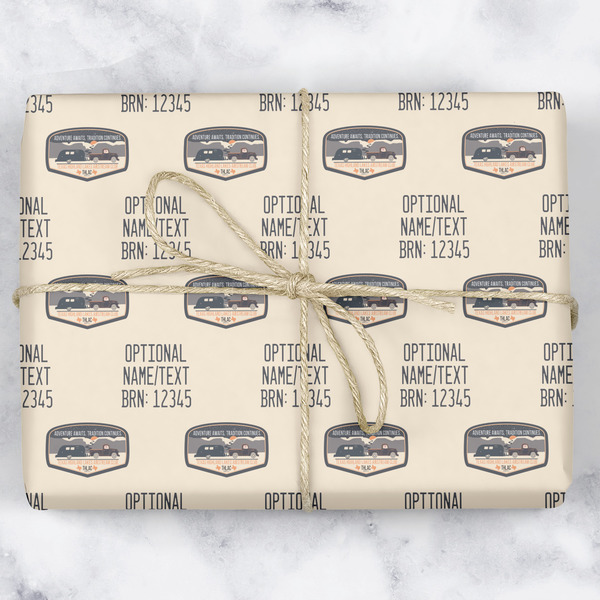Texas Highland Lakes Airstream Club Logo Wrapping Paper - Gift Box