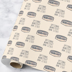 Texas Highland Lakes Airstream Club Logo Wrapping Paper Roll - Large - Satin