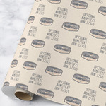Texas Highland Lakes Airstream Club Logo Wrapping Paper Roll - Large - Matte
