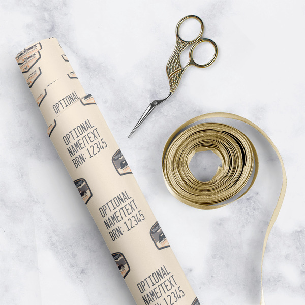 Texas Highland Lakes Airstream Club Logo Wrapping Paper Rolls - Lifestyle 1