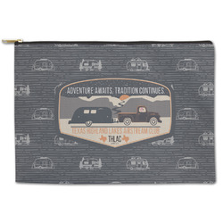 Texas Highland Lakes Airstream Club Logo Zipper Pouch