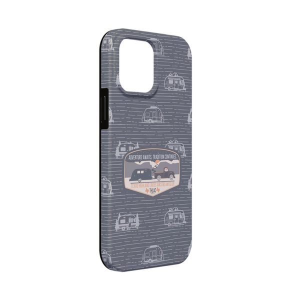 Custom Texas Highland Lakes Airstream Club Logo iPhone Case - Rubber Lined - iPhone 13 Mini