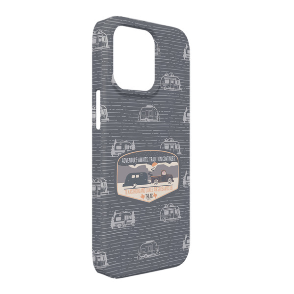 Custom Texas Highland Lakes Airstream Club Logo iPhone Case - Plastic - iPhone 13 Pro Max