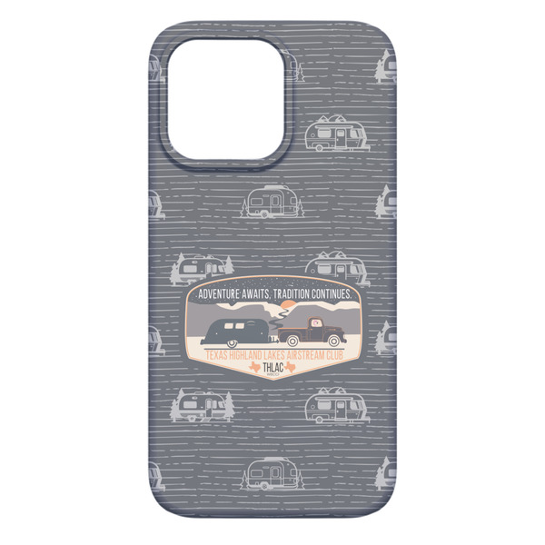 Texas Highland Lakes Airstream Club Logo iPhone 13 Pro Max Case - Back