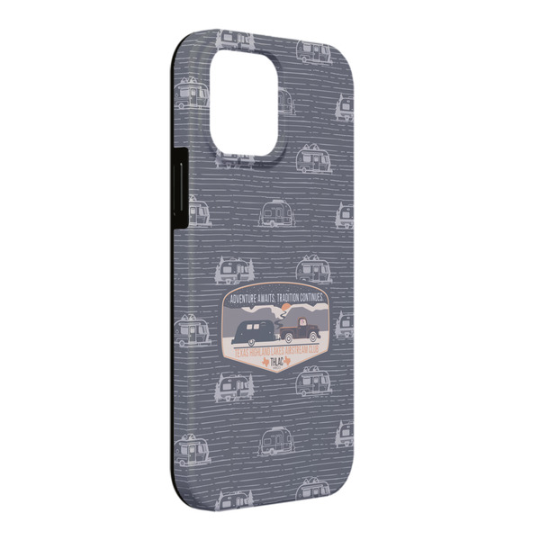 Custom Texas Highland Lakes Airstream Club Logo iPhone Case - Rubber Lined - iPhone 13 Pro Max