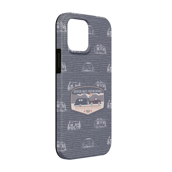 Custom Texas Highland Lakes Airstream Club Logo iPhone Case - Rubber Lined - iPhone 13