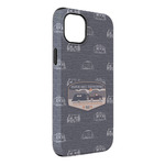 Texas Highland Lakes Airstream Club Logo iPhone Case - Rubber Lined - iPhone 14 Plus