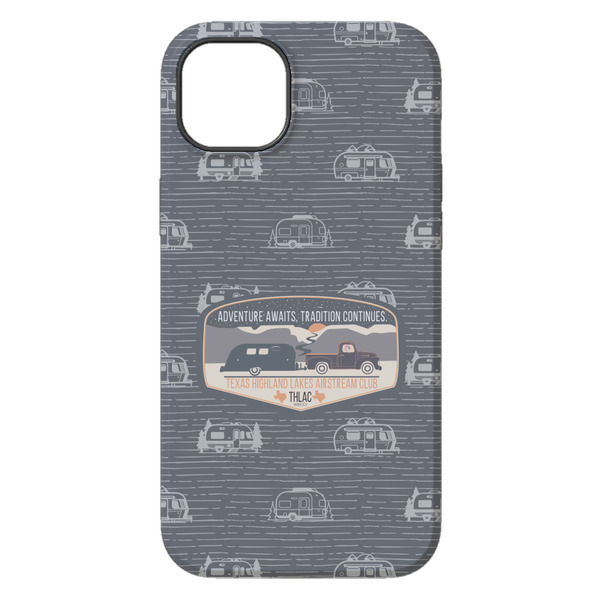 Texas Highland Lakes Airstream Club Logo iPhone 14 Plus Tough Case - Back