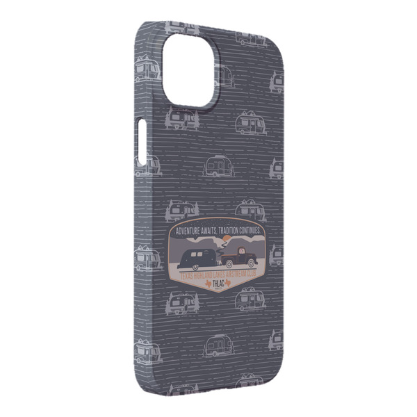 Custom Texas Highland Lakes Airstream Club Logo iPhone Case - Plastic - iPhone 14 Pro Max
