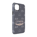 Texas Highland Lakes Airstream Club Logo iPhone Case - Rubber Lined - iPhone 14 Pro