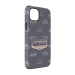 Texas Highland Lakes Airstream Club Logo iPhone Case - Rubber Lined - iPhone 14