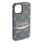 Texas Highland Lakes Airstream Club Logo iPhone Case - Rubber Lined - iPhone 15 Plus