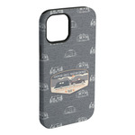 Texas Highland Lakes Airstream Club Logo iPhone Case - Rubber Lined