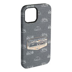 Texas Highland Lakes Airstream Club Logo iPhone Case - Rubber Lined