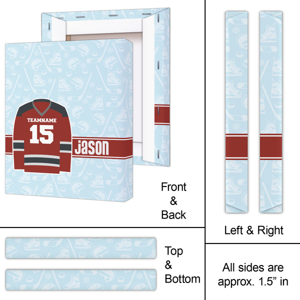 Hockey 11x14 - Canvas Print - Approval