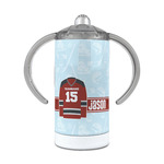 Hockey 12 oz Stainless Steel Sippy Cup (Personalized)
