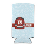 Hockey Can Cooler (tall 12 oz) (Personalized)