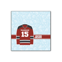 Hockey Wood Print - 12x12 (Personalized)