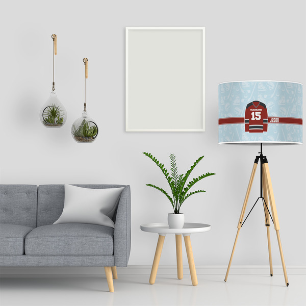 Hockey 16" Drum Lampshade - LIFESTYLE