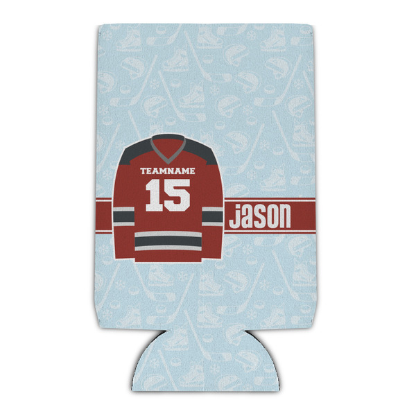 Custom Hockey Can Cooler (16 oz) (Personalized)