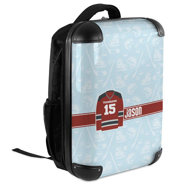 Hockey 18" Hard Shell Backpacks - ANGLED VIEW